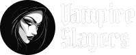 Vampire Slayers logo - white